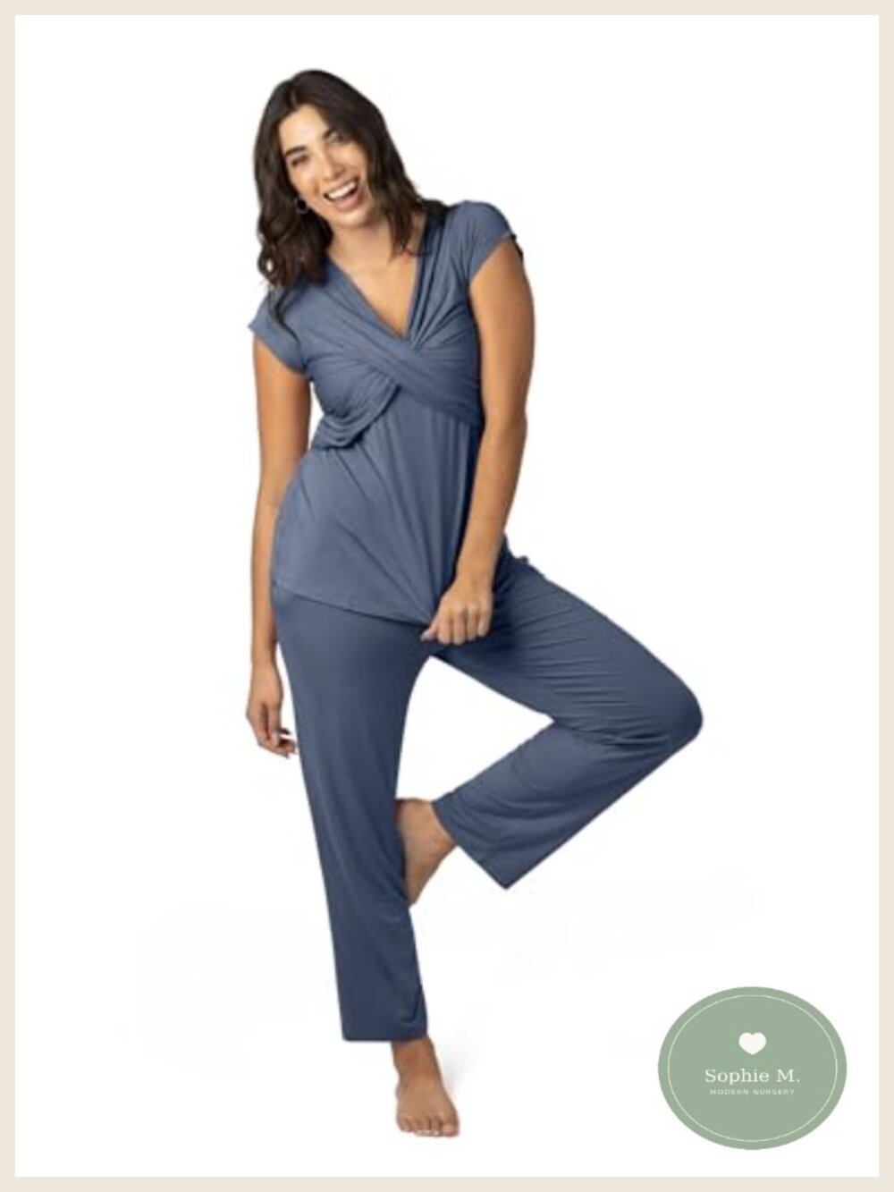 Maternity Nursing Pajama Set Postpartum Sleepwear